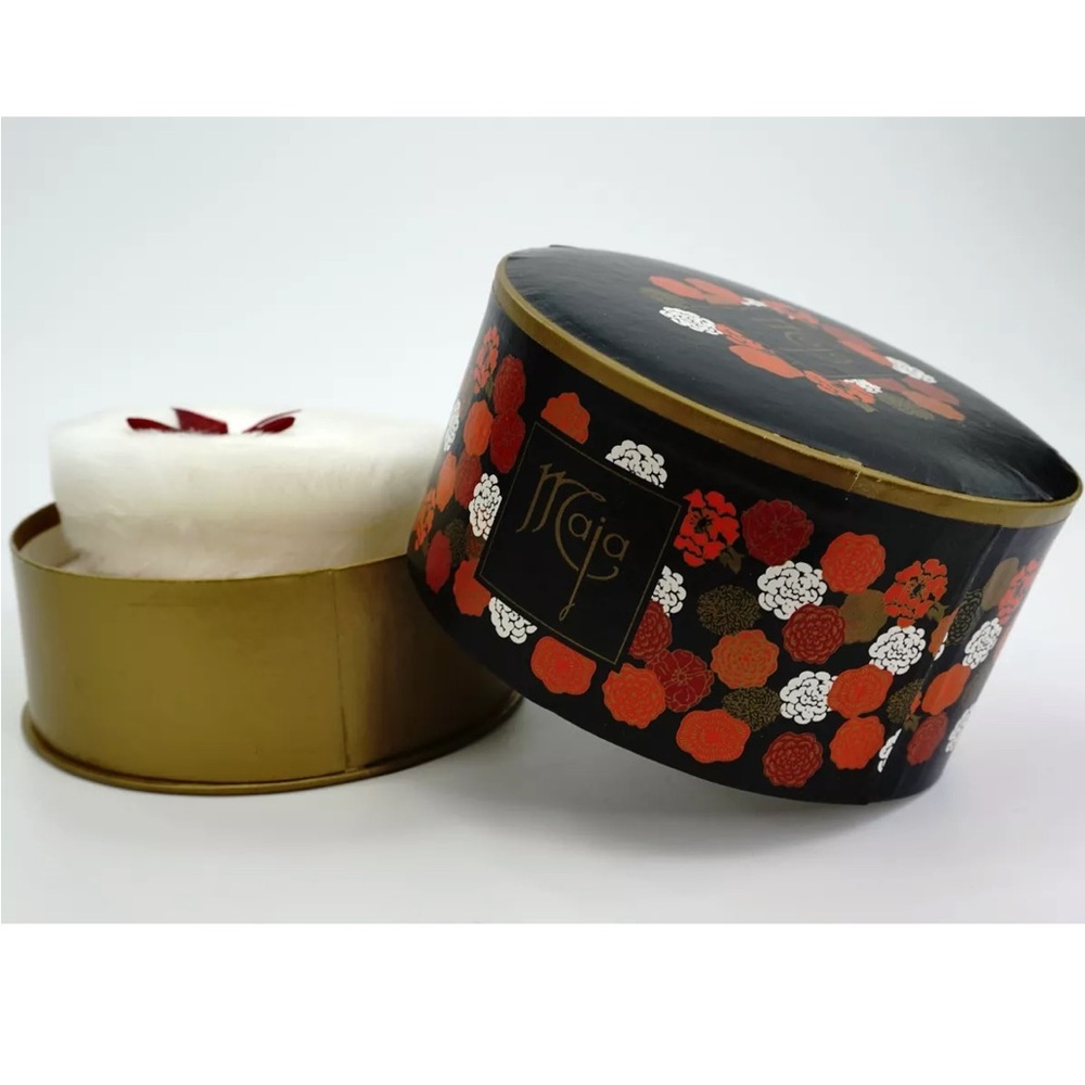 Maja By Myrurgia Sealed Talcum Powder With Puff Vintage
